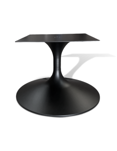 Опора для стола журнальной, круглая, черная, серия Tulip, модель 6019 для диванов