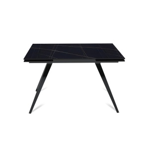 Стол раскладной Асти (120+30+30), керамика матовая Black Gold