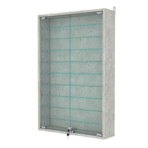 Витрина настенная №2-5А, Метрополитан Грей