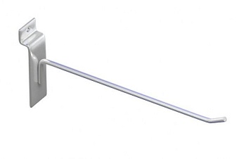 A292c/6p Крючок, длина 200мм, d=6мм, без наконечника, хром