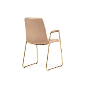 Стул Lana бежевый, золотой