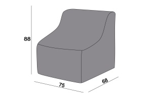 Защитный чехол на модуль Лунго прямой 74×86×65 см