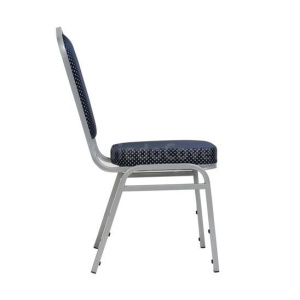 Стул Хит 20мм, серебро, корона синяя