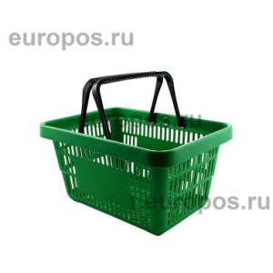 Корзина пластиковая усиленная ROCK, 20 литров, цвет зеленый
