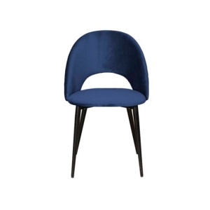 Стул Max ромб бархат синий