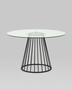 Стол обеденный Ливерпуль 120*120 стекло