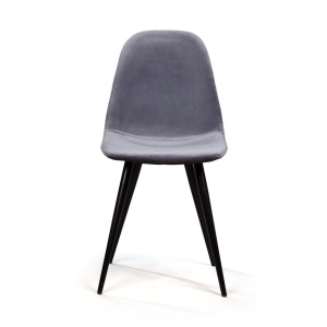 Стул Тед, бархат серый 27