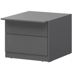 Модуль завершающий низкий левый Ресепшен Смарт СМР-11.8 Графит