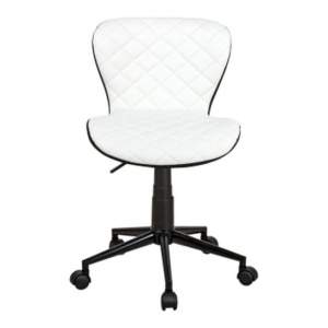 Стул полубарный БРЕНД, белый / черный