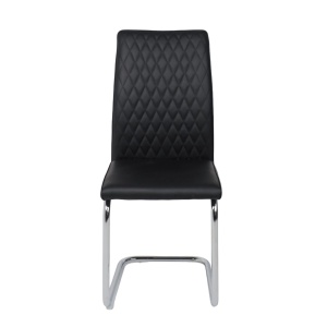 Стул Ronald, черный, экокожа