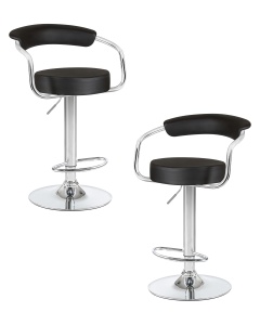 Набор 2 шт Стул барный DOBRIN MARTA, чёрный