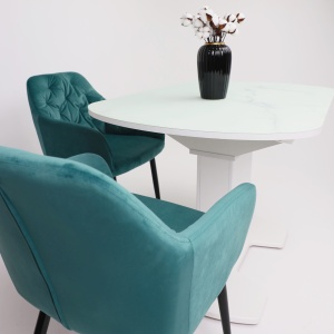 Стул Dinar, морская волна, велюр