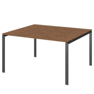 Стол переговорный на металлокаркасе Арго-М АМП-004.123 Орех гварнери/Белый