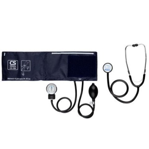 Тонометр CS Меdica CS-106 с фонендоскопом, манжета 24-42 см, механический, на плечо, CS-106f