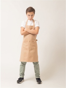 Фартук детский Eco kids 100% хлопок бежевый