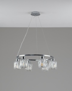 Люстра подвесная Moderli V11707-6P Prismique