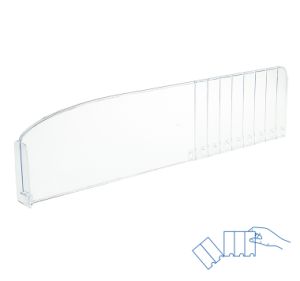 Разделитель высотой 120 мм DIV120-BT80, длина 285-485 мм