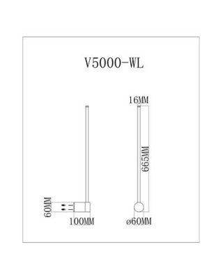 Настенный светодиодный светильник Moderli V5000-WL Ricco