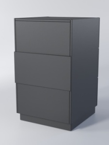 Прилавок "РОНА" №7-1-600мм, Черный