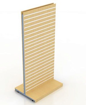 КС-302 Стойка из экономпанели (комплект) цвет Белый с черной кромкой