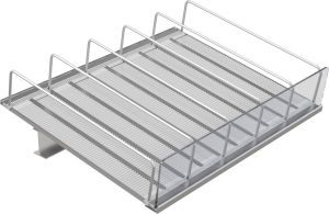 Разделитель металлический высотой MET-DIV80, 580 мм