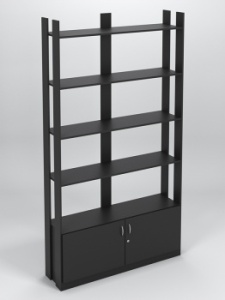 Стойка из ДСП №5А серии "ЭКОНОМ", Черный