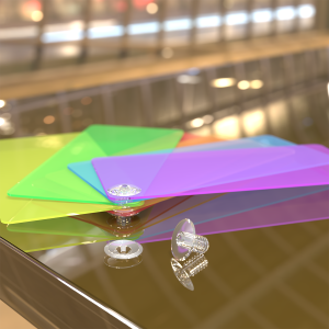 Винт-заклепка пластиковый QUICK LOCK-8, цвет прозрачный