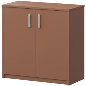 Стеллаж низкий закрытый Арго А-302/А-602 Терракота