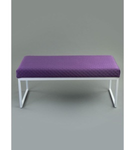 Банкетка Марсей 95-44 (сиреневый/белый)