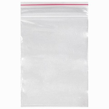 Пакеты с замком "зиплок" (гриппер), комплект 100 шт., 70х100 мм, ПВД, толщина 35 микрон, BRAUBERG, 606208