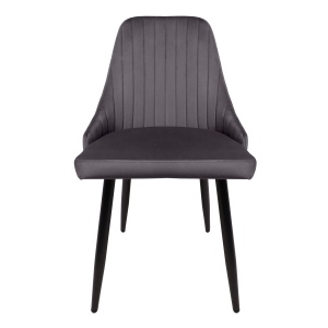 Стул Megan, серый, велюр