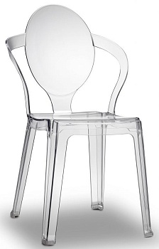Стул прозрачный Spoon прозрачный