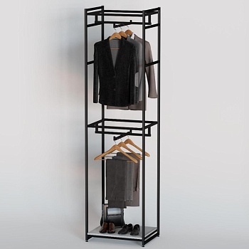 Стеллаж для одежды A2260-03-ЧБ 220х60х45