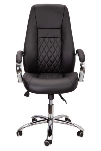 Кресло поворотное Galaxy, чёрный, экокожа