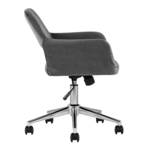 Стул офисный Ross велюр серый