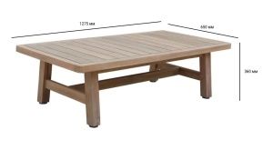 Столик деревянный кофейный Ravona натуральный