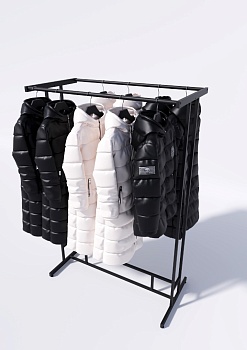 Рейл для одежды FORTE-NERO 1,8 м двухсторонний