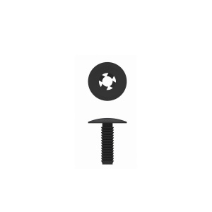 Винт-заклепка пластиковый QUICK LOCK-16, цвет черный цена 3 ₽ Винт-заклепка пластиковый QUICK LOCK-16, цвет черный