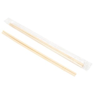 Палочки для суши бамбуковые 23см, 100 ПАР, в индивидуальной упаковке, BOOMHOUSE, 701978