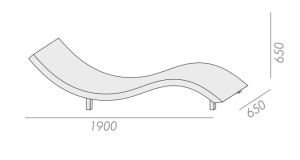 Шезлонг-лежак плетеный Tama коричневый люкс