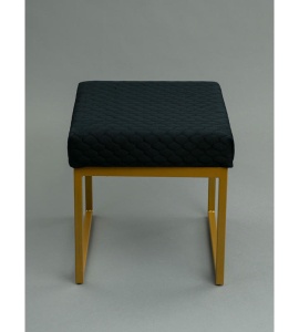 Банкетка Марсей 40-44 (черный/золото)