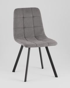 Стул Одди Original Square велюр серый (набор 4 шт)