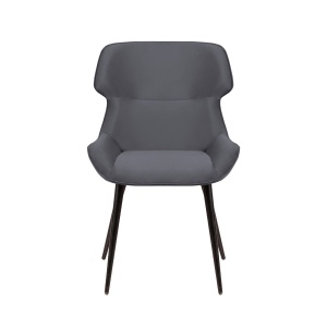 Стул Генри, бархат серый 27