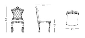 Стул пластиковый Princess Of Love Standard молочный белый