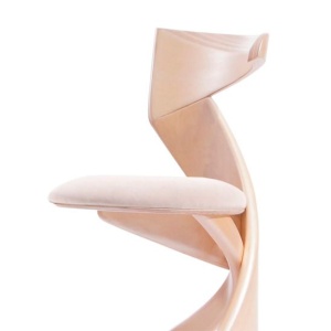 Стул Virtuos, береза выбеленная/ белый