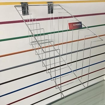 A120-8c - Держатель для рубашек на 8 ячеек 288х426х236Н мм, хром