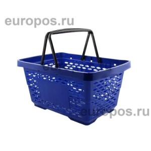 Корзина пластиковая JAZZ, 28 литров, цвет синий