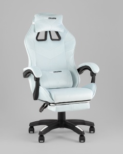 Кресло спортивное TopChairs MG-7019 велюр светло-голубой