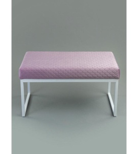 Банкетка Марсей 76-44 (розовый/белый)