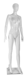 J02 Манекен женский глянцевый без лица, ПНД
